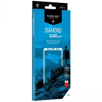 MYSCREEN PROTECTOR MS Diamond Glass Edge 3D Motorola Edge 30 Fusion gehard glas beeldschermbescherming - Zwart
