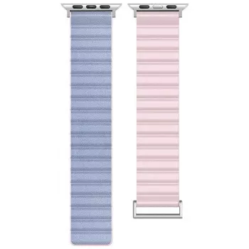 Beline Magnetic Pro Apple Watch armband 38/40/41mm roze/Sierra Blue