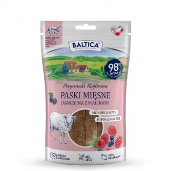 BALTICA Vleesreepjes Lam met Frambozen – Graanvrije Honden Snack – 90 g