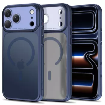 TECH-PROTECT MagPrime MagSafe Hoesje voor iPhone 17 Pro Max / 18 Pro Max – Mat Diepblauw