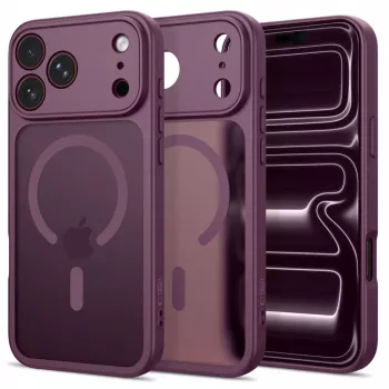 Tech-Protect Basicmag MagSafe Hoesje voor iPhone 17 Pro / 18 Pro Mat Donker Kersenrood