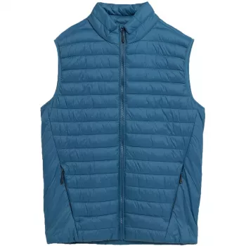 4F heren denim vest M062 32S regular fit casual knoopsluiting