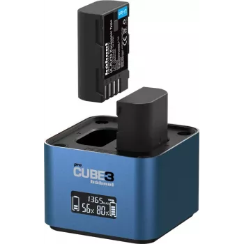 Hähnel ProCube 3 Twin oplader voor Panasonic-camera's (1000 577.4)