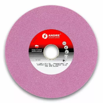 ANDRE vlakschuurschijf 200mm x 20mm x 32mm CRA60K7VE01-35 roze Type 1