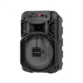 Kruger & Matz Music Box Draagbare draadloze luidspreker 10W Bluetooth 5.0 TWS FM-radio AUX microSD USB zwart