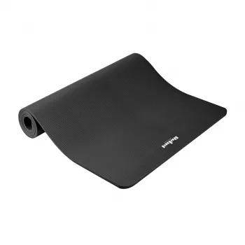 REBEL ACTIVE NBR trainingsmat 190x100x1,5 cm zwart - yoga, pilates, fitness