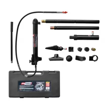 AWTOOLS hydraulische spreider 10 ton met handpomp en verlengbuizen