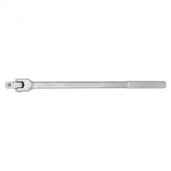 NEO TOOLS 3/4 inch omschakelbare ratel met knik, 510 mm, chroom-vanadiumstaal