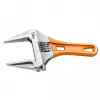 NEO TOOLS verstelbare korte schroefsleutel 185 mm, 0-53 mm bekopening, chroom-vanadiumstaal, DIN 3117