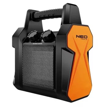 NEO TOOLS PTC-keramische heteluchtkachel 2 kW met digitale thermostaat, oscillatie, timer en afstandsbediening