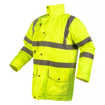 NEO TOOLS 5-in-1 veiligheidswerkjas met isolatie, fluoriserend geel, maat XXXL