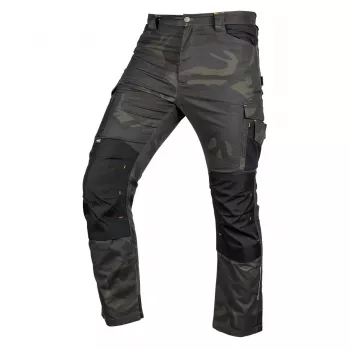 NEO TOOLS Mix&Match werkbroek met Cordura-verstevigingen, groen camo, maat M