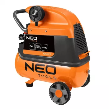 NEO TOOLS 24 L oliegesmeerde luchtcompressor 1,5 kW 8 bar 230V