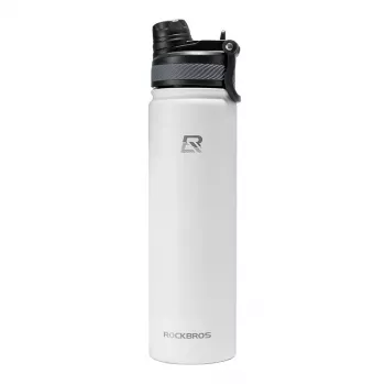 ROCKBROS thermische fietsfles 650 ml wit