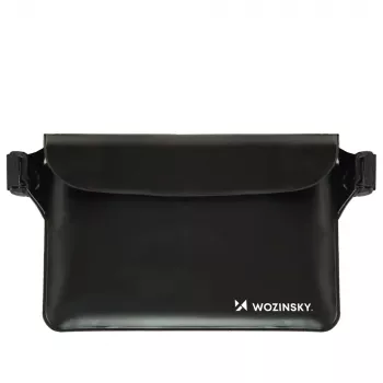 WOZINSKY WWS-01 waterdichte PVC-heuptas zwart