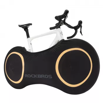 Rockbros D95 elastische fietshoes voor 26-29 inch fietsen, 700C, zwart