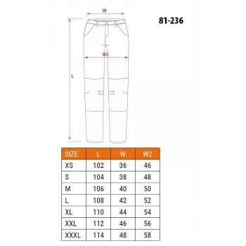 NEO TOOLS 81-236-S beschermbroek zwart maat S