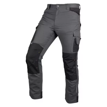 NEO TOOLS Mix&Match werkbroek met Cordura-versterkingen, grijs-zwart, maat XXL