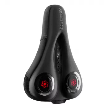 Rockbros LF044R fietszadelhoes met waterdichte regenhoes - zwart & rood