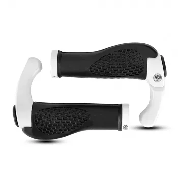 ROCKBROS BT1007W fietsgrepen met bar ends - wit