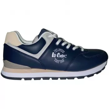 Lee Cooper heren navyblauwe vrijetijds-veterschoenen LCJ-23-31-3075M