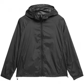 4F dames lichte sportjas Deep Black SS23 TJACF015 20S maat S