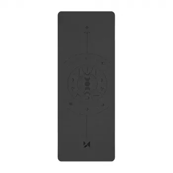Wozinsky WNSP-NKB yogamat van natuurlijk rubber - 183 x 61 x 0,5 cm - zwart