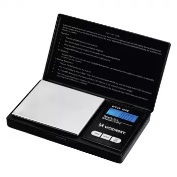 Wozinsky WDW-1000 digitale briefweger 50 kg zwart