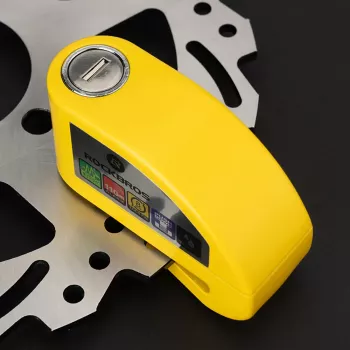 ROCKBROS LBAYG8308 schijfrem slot met 110 dB alarm - oranje
