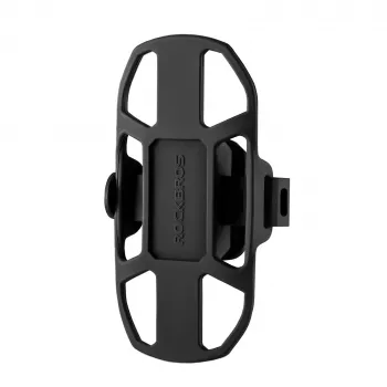 ROCKBROS siliconen fiets-telefoonhouder - zwart