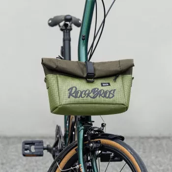 ROCKBROS W020 dual-functie voorste fietstas / schoudertas - groen