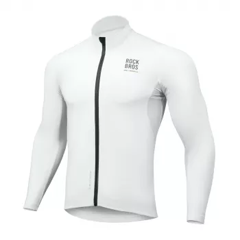 ROCKBROS TLWT001 ROAD TO SKY winddichte thermische fietsjas M - wit