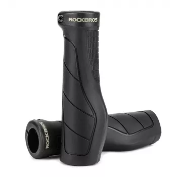 ROCKBROS G326PL ergonomische lock-on fietsgrepen - zwart