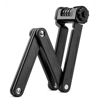 ROCKBROS LFCXR0085 opvouwbaar cijferslot voor fiets, zwart