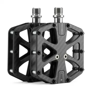 Rockbros C525 carbonfiber platform fietspedalen - zwart