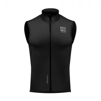 ROCKBROS ROAD TO SKY winddichte thermo bodywarmer voor wielrennen TLMJ002 - zwart - maat S