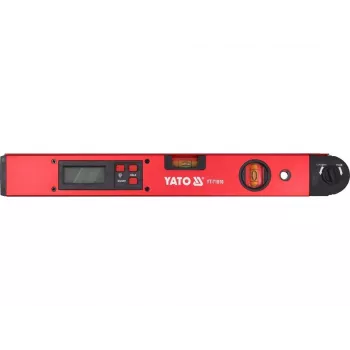 YATO elektronische digitale hoekmeter 400mm met LCD-display en hold-functie