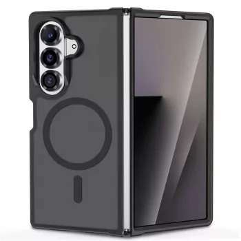 Tech-Protect Magmat MagSafe hoes voor Samsung Galaxy Z Fold 7 / 8 Ultra mat zwart