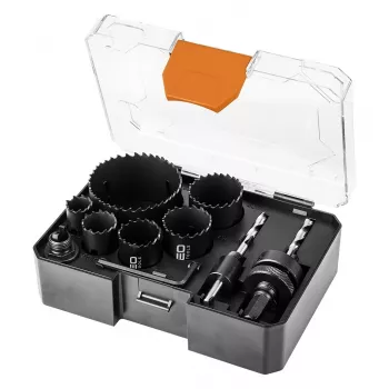 NEO TOOLS bi-metaal gatenzaagset Co8% (19, 25, 30, 35, 40, 68 mm), 9-delige