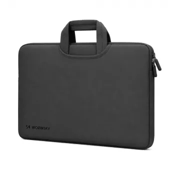 Wozinsky WNT-15B 15,6 inch neopreen laptophoes met verborgen handgreep - Zwart
