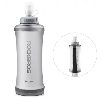 ROCKBROS Soft Flask 500 ml hardloopdrinkfles - Wit