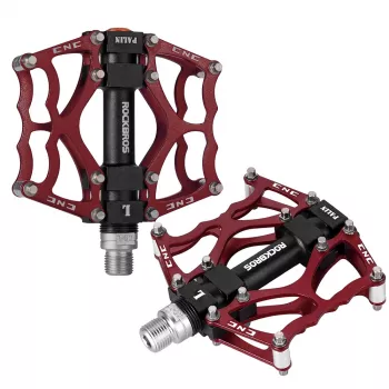 ROCKBROS JT201012LR 2010-12L Aluminium platformfiets pedalen - Rood