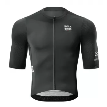 ROCKBROS ROAD TO SKY heren korte mouw fietsshirt S - zwart