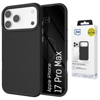 3MK Fortis MagCase voor Apple iPhone 17 Pro Max - transparante MagSafe-achterkant hoes