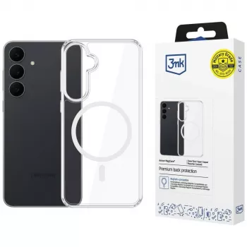 3mk Armor MagCase voor Samsung Galaxy S26 FE - transparante MagSafe-achterkant hoes