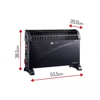 Adler convectorverwarming MESKO MS 7741b zwart