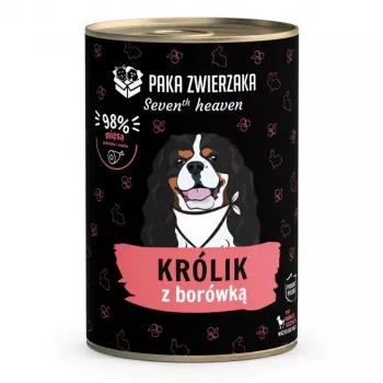 Paka Zwierzaka Seventh Heaven volledig voer voor volwassen konijnen met konijn & bosbes, 400g