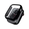 Crong Hybrid Watch Case voor Apple Watch 44mm (zwart)