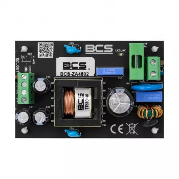 BCS BCS-ZA4802 4-kanaals passieve video-balun-transceiver voor AHD/TVI/CVI/CVBS via UTP, zwart