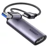 Ugreen CM629 2K 30Hz HDMI-naar-USB video-opnamekaart, space gray